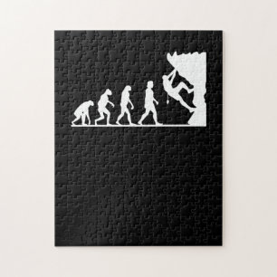 Puzzle Rock Climbing For Rock Climber Funny Evolution