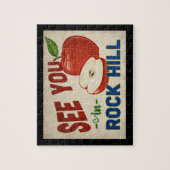 Puzzle Rock Hill South Carolina Apple - Vintage voyage (Vertical)