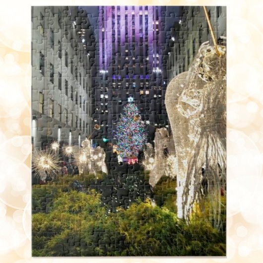 Puzzle Rockefeller Plaza Christmas NYC
