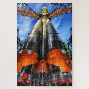 Puzzle Rocket Soyouz Sur Pad