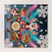 Puzzle Rockin' Santa & The Elf Band: Christmas Drummer (Horizontal)