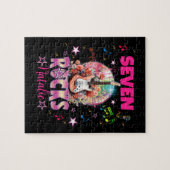Puzzle Rock'n'Roll Guitare Musicale Anniversaire Fille Ro (Horizontal)