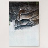 Puzzle Rocks de vol de Bald Eagle (Vertical)