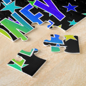 Puzzle "RODNEY" Prénom, Amusant "HEUREUX ANNIVERSAIRE" (Côté)
