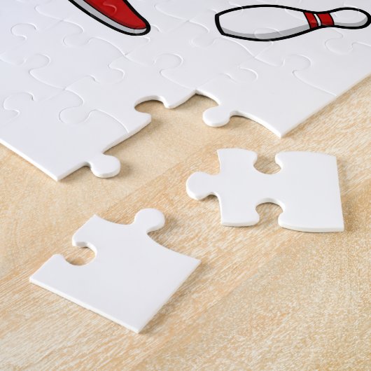 Puzzle Roi à Bowling avec épingle de Bowling (Côté)