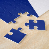 Puzzle Roi Charles III avec drapeau britannique (Côté)