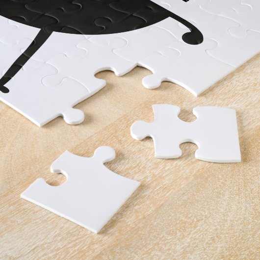Puzzle Roi Du Grill, Couronne Blanche Noire (Côté)