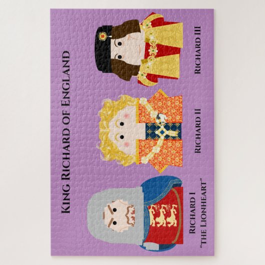 Puzzle Roi Richard d'Angleterre (Vertical)