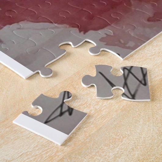 Puzzle Roi Rose Aquarelle Originale (Côté)