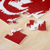 Puzzle Roi rouge de lion (Côté)