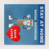 Puzzle Roll de l'équipe de la Toilet Paper avec le premie (Horizontal)