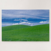 Puzzle Rolling Green Blé Fields of the Palouse Hard (Horizontal)