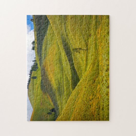 Puzzle Rolling Hills of Montana. (Vertical)