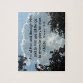 Puzzle Romains 11:36 Car de Lui et par Lui... (Vertical)