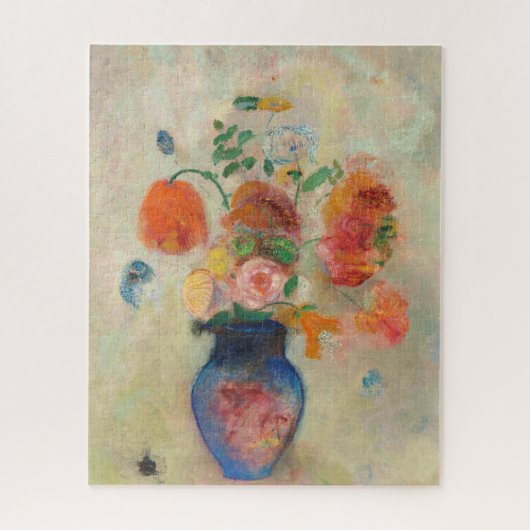 Puzzle Romantic Flowers Bouquet - Odilon Redon (Vertical)