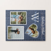 Puzzle Romantic Lights Photos Personalized    (Horizontal)
