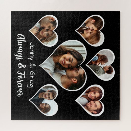 Puzzle romantique à six Modèles photo (Horizontal)