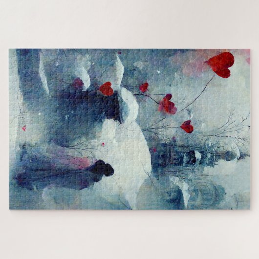 Puzzle romantique de Valentin (Horizontal)