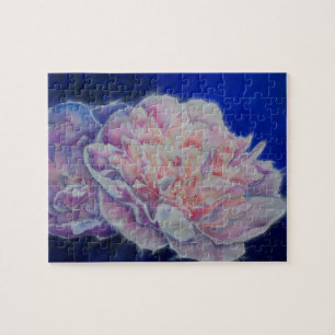 Puzzle Romantique élégante couleur rose blanc pastel
