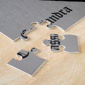 Puzzle Romantique gothique médiéval coeur rouge personnal (Côté)