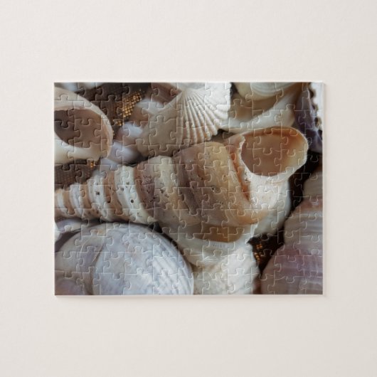 Puzzle Romantique Tropical Exotic Sea Shells Plage Amour (Horizontal)
