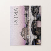 Puzzle Rome Italy Castel Sant'Angelo Bridge Sunset (Vertical)