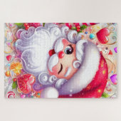 PUZZLE ROMPRE CABEZAS DE SANTA CLAUS (Horizontal)