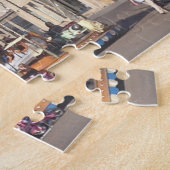 Puzzle Rond-point Fair Ground dans une ville française an (Côté)