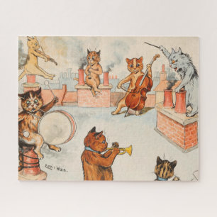 Puzzle Roof Top Band par Louis Wain