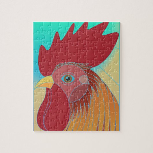 Puzzle Rooster (Vertical)