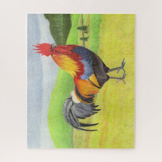 Puzzle Rooster (Vertical)