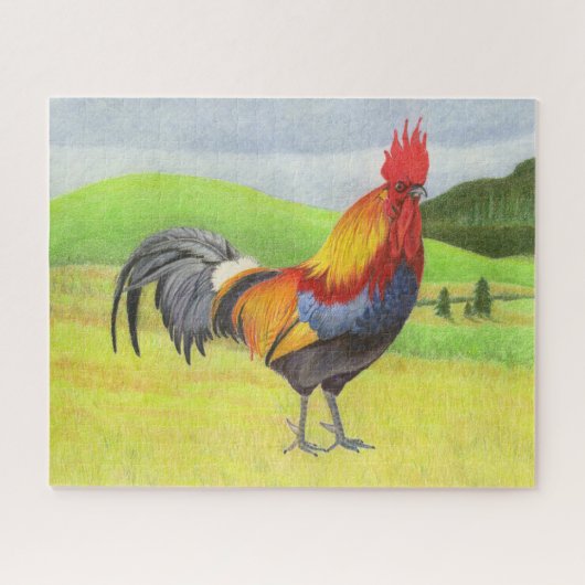 Puzzle Rooster (Horizontal)