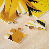 Puzzle Rooster coloré illustré (Côté)