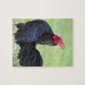 Puzzle Rooster noir (Horizontal)