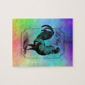 Puzzle Rooster vintage Pastel (Horizontal)