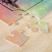 Puzzle Rooster vintage Pastel (Côté)