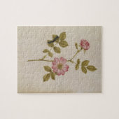 Puzzle Rosa Canina - Dogrose et Caterpillar (crayon et (Horizontal)