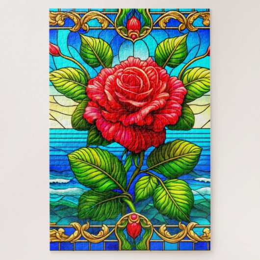Puzzle Rose (Vertical)
