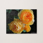 Puzzle Rose anglais jaune (Horizontal)