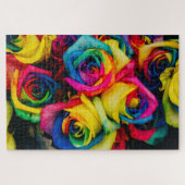 puzzle rose arc-en-ciel (Horizontal)