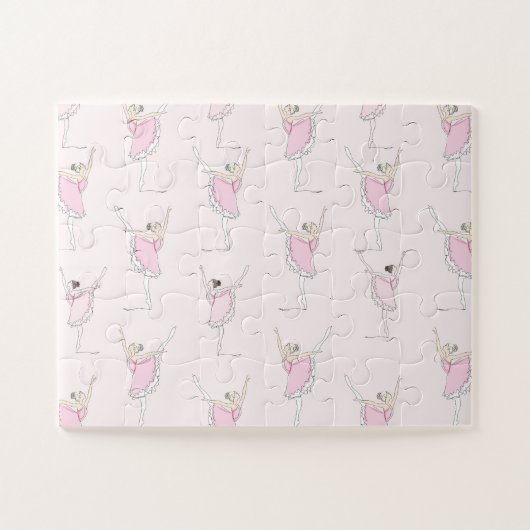 Puzzle rose Ballerina (Horizontal)