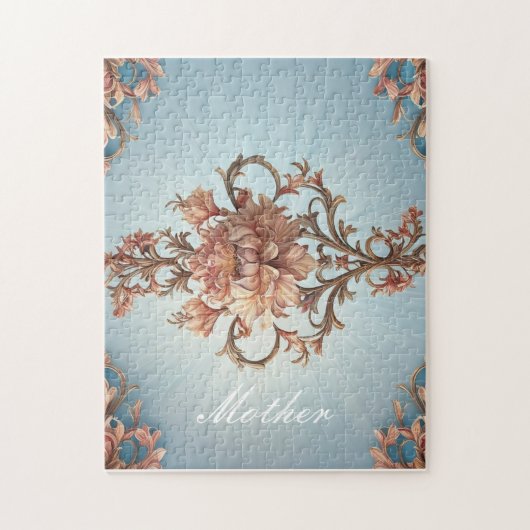 Puzzle Rose baroque (Vertical)