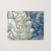 Puzzle Rose blanc et pied-d'alouette de stupéfaction la (Horizontal)