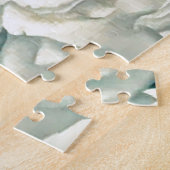 Puzzle Rose blanc et pied-d'alouette de stupéfaction la (Côté)