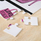 puzzle rose blanc noir (Côté)