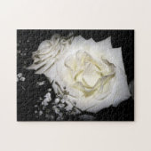Puzzle Rose blanche (Horizontal)