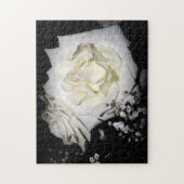 Puzzle Rose blanche (Vertical)