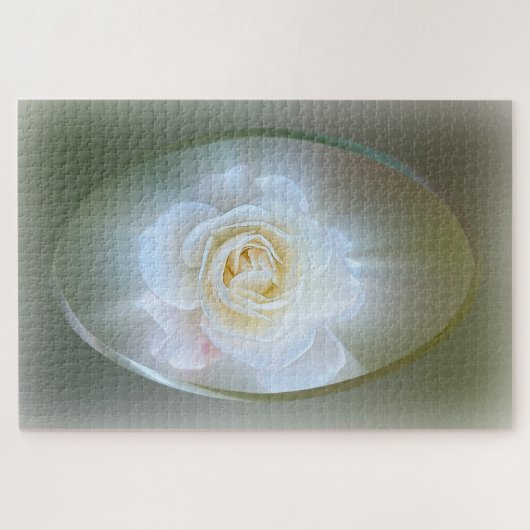 Puzzle Rose blanche (Horizontal)
