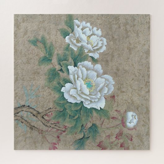 Puzzle Rose blanche (Horizontal)