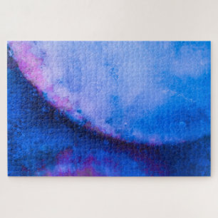 Puzzle Rose bleu Abstrait impossible
